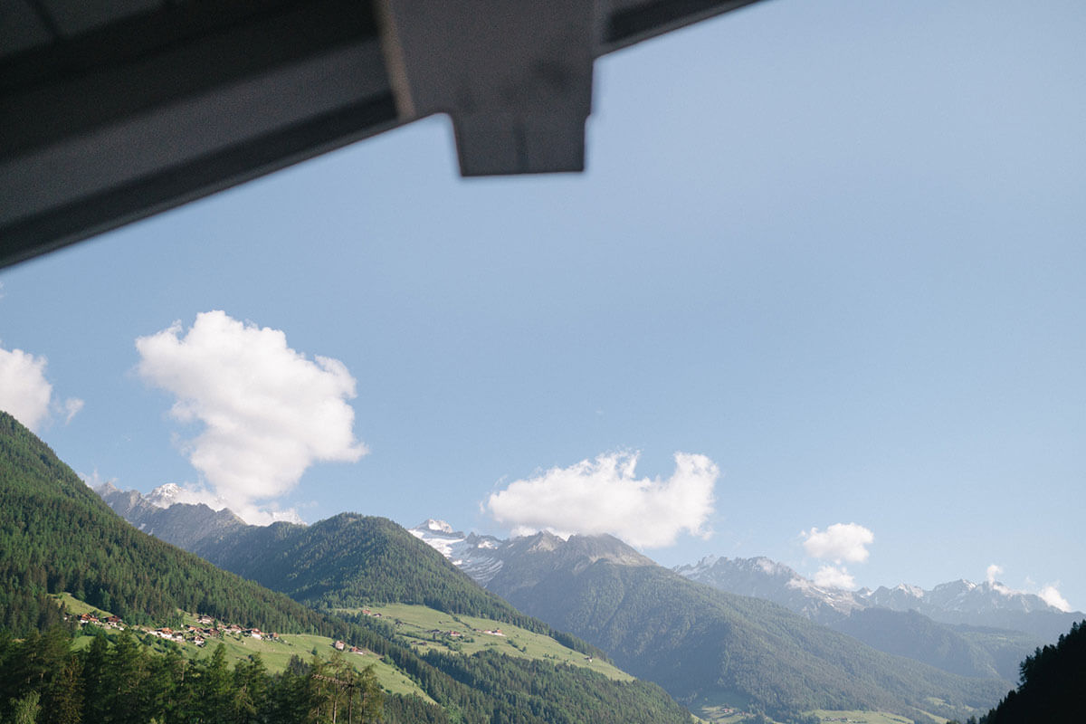 Blick auf die Berge